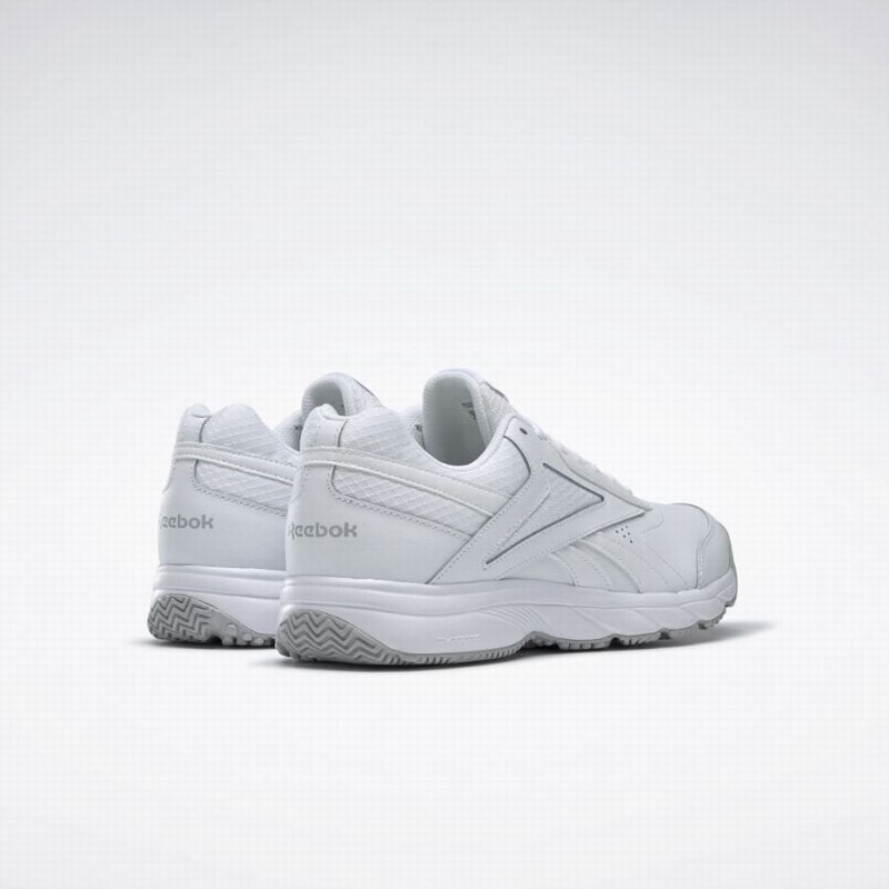 Reebok Work N Cushion 4.0 Men's Walking Shoes White Grey | QWV3082SW