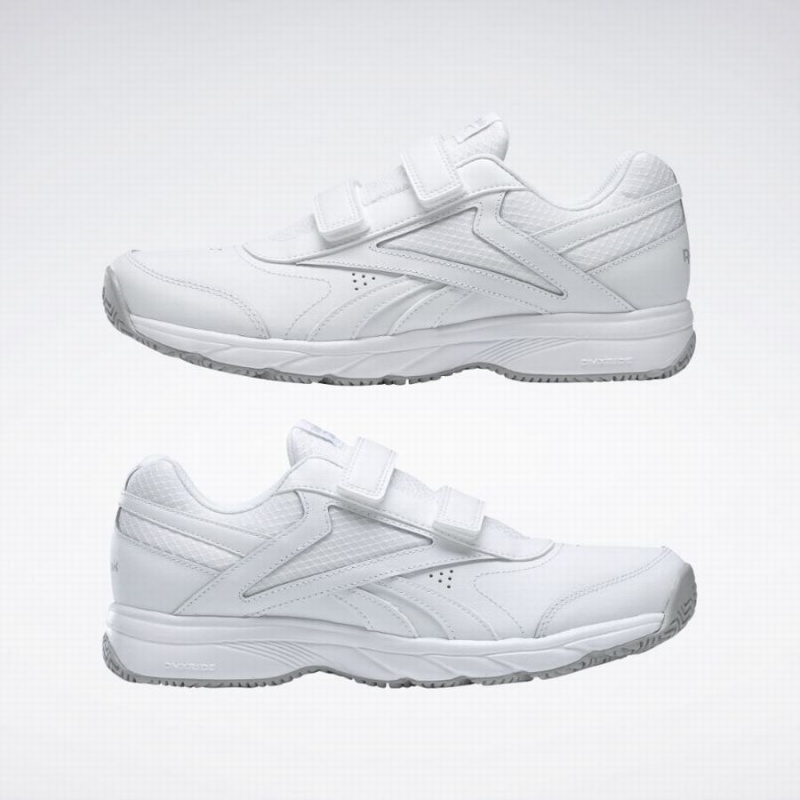 Reebok Work N Cushion 4.0 Men's Walking Shoes White Grey | XMO4965IM