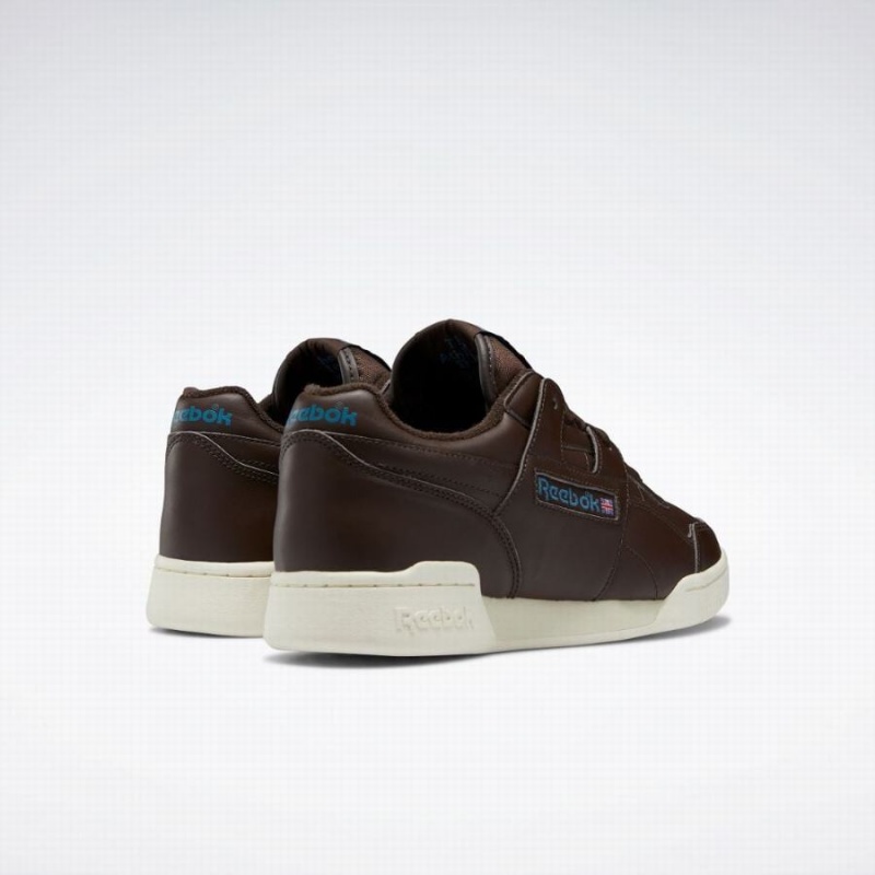 Reebok Workout Plus 1987 Tv Men's Walking Shoes Dark Brown Blue | EEV6955NE