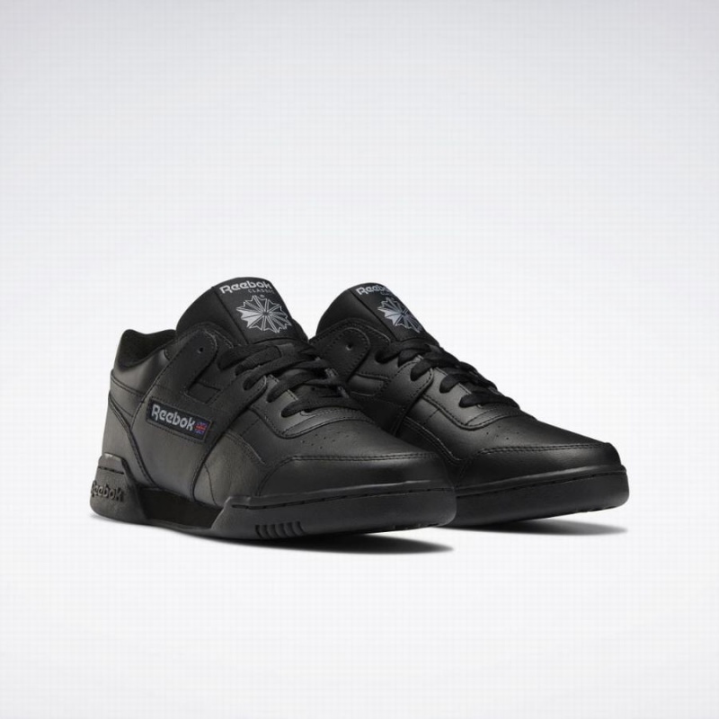Reebok Workout Plus Men's Walking Shoes Black Grey | QVN3994EF