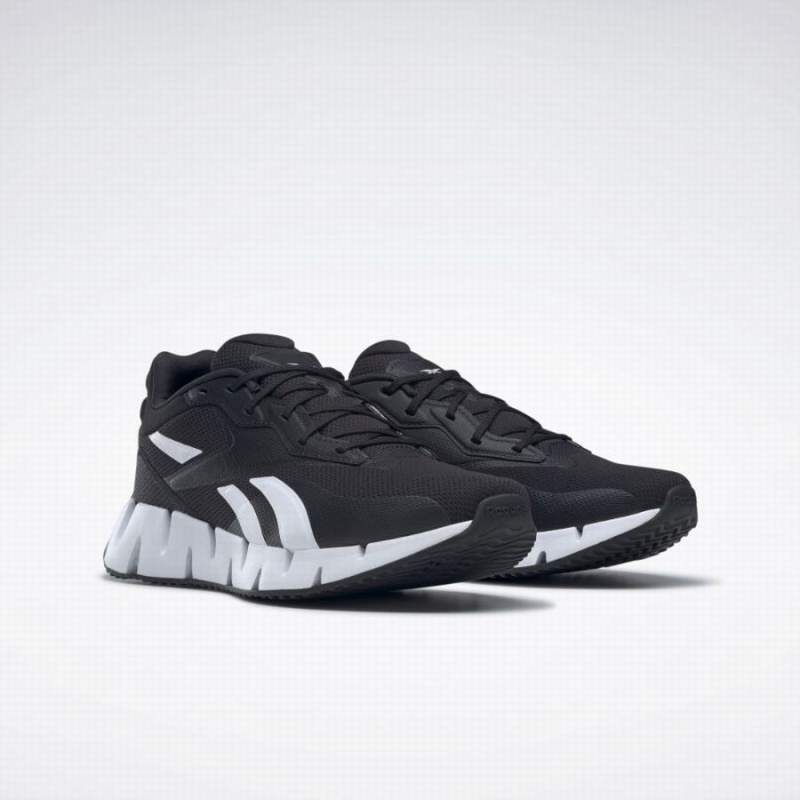 Reebok Zig Dynamica 4 Men's Running Shoes Black White | AAU9450IU