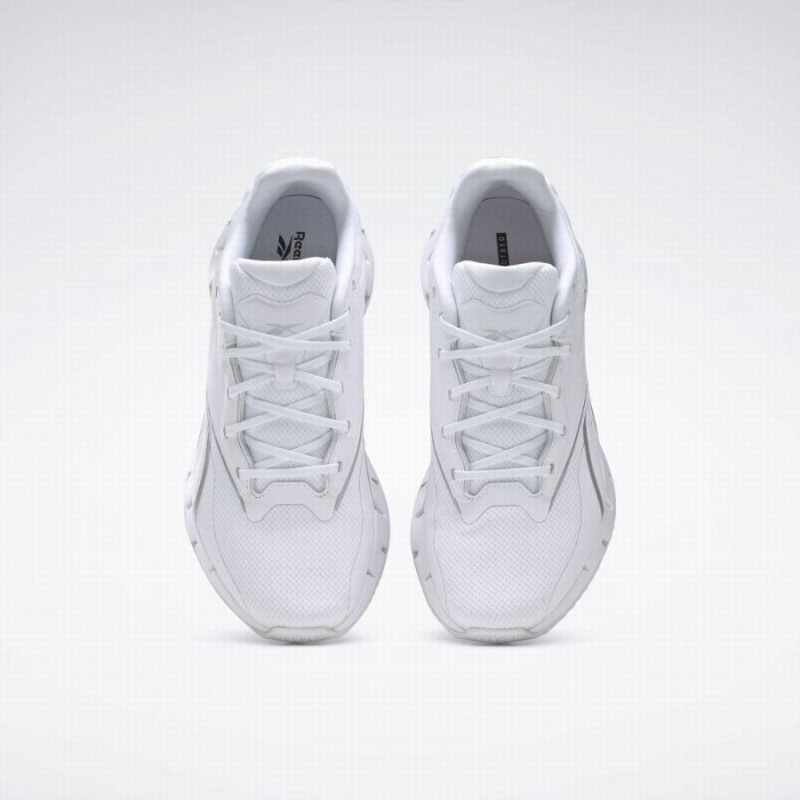Reebok Zig Dynamica 4 Women's Running Shoes White Silver Metal | WUB5045YC