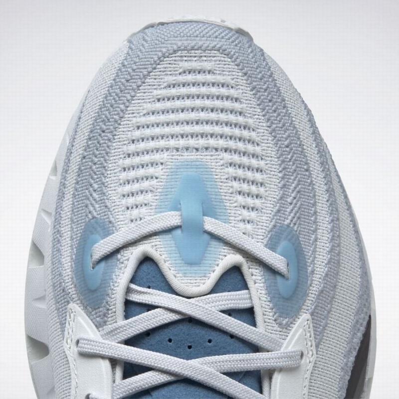 Reebok Zig Kinetica 3 Men's Running Shoes Blue Grey White | GAV2780VE