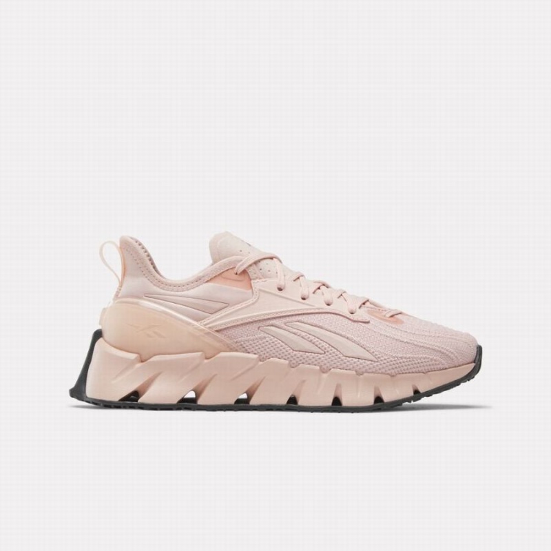 Reebok Zig Kinetica 3 Women\'s Running Shoes Pink Grey | RSM695ZH
