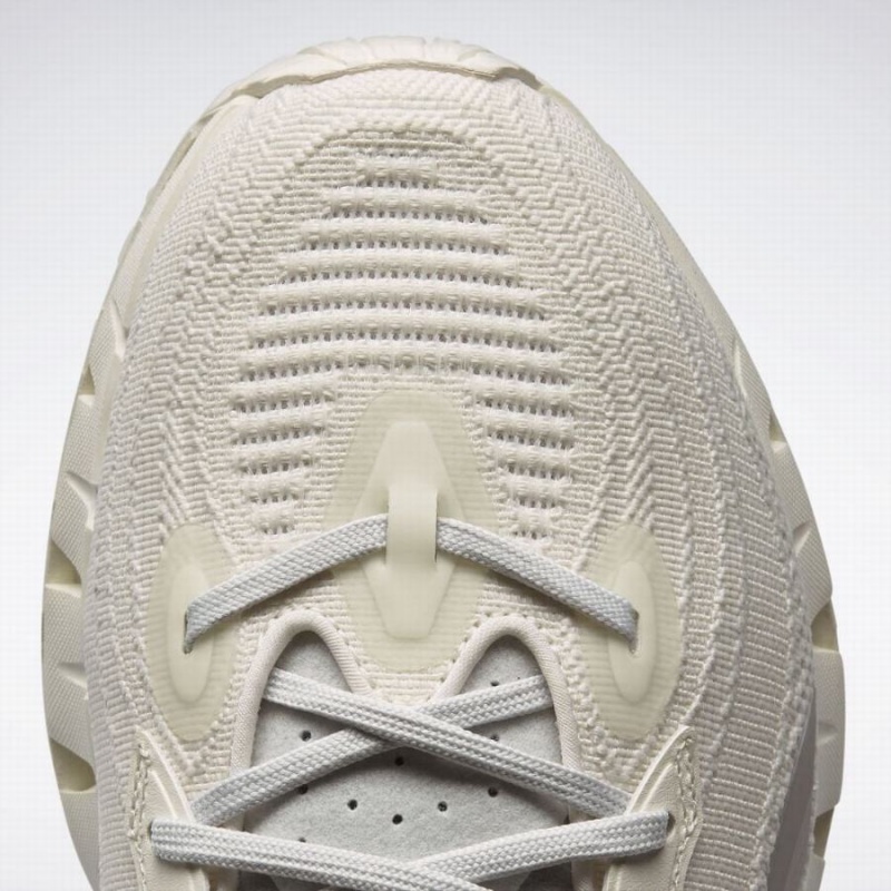 Reebok Zig Kinetica 3 Women's Running Shoes White Grey | IEY5199IO